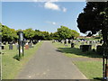 TF4917 : Walpole cemetery by Adrian S Pye