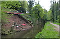 SO8379 : Landslip along the Staffordshire and Worcestershire Canal by Mat Fascione