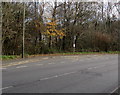 Bus stop alongside the A472, Ystrad Mynach