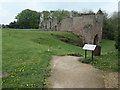SE3651 : Spofforth Castle, from the north-east by Christine Johnstone