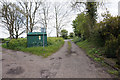 TG4802 : Back Lane joins Beccles Road by Ian S