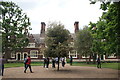 View of the almshouses on St. John