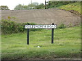 TM4877 : Halesworth Road sign by Geographer