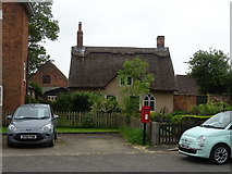 SJ5409 : Thatched cottage on the B4380, Atcham by JThomas
