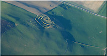NT1642 : Hog Hill prehistoric settlement from the air by Thomas Nugent