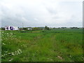 Crop field beside the A5