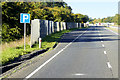 Layby on the southbound A90 near to Finavon