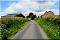 Approaching Killen Village on Lisleen Road