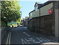 Narrow road connecting Bower Street and Bower Road