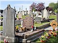 Adjoining graves of various periods at St Mary