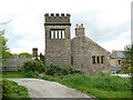 Coach House and Manor Tower, Oakworth from the rear