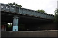 Railway bridge on the North Circular Road, Bowes Park