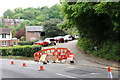 Roadworks at the end of Kings Avenue