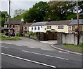 Houses set back from the A4067 in Ystradgynlais