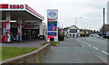 Petrol station along Church Street, Connah