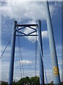 Through path over the footbridge