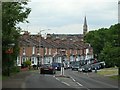 Terraced houses on Leicester Street