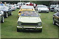 View of a Triumph Herald in the Coffee and Cars event at the Museum of Power