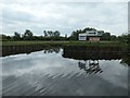 Signage on the east bank of the River Soar, Thurmaston