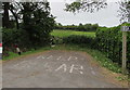 Keep Clear area at the western end of Featherbed Lane, Oldbury-on-Severn