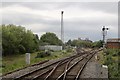 Railway junction south of Shrewsbury station