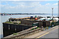 Depot and jetty at Rosherville