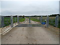 Gated track to Whitehouse Farm