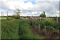 Goosey Lodge site from the footpath