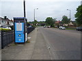 Telephone box on Upton Road (A5027)