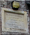 ST6092 : Victorian inscription on the village school, Oldbury-on-Severn by Jaggery