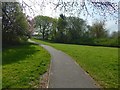 Path behind Langcraigs Care Home