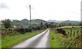 The western half of the Ring of Gullion viewed from the Tate Road