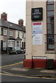 The Old Chapel name signs, Exeter Street, Newport