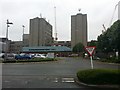 Tower blocks by Sainsbury