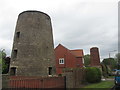 Remains of mill and chimney in Bolsover