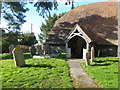 Path and porch, Tonge church