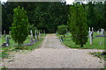 Path in cemetery at Ugford