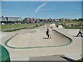 TQ1803 : Lancing, skatepark by Mike Faherty
