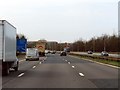 The M56 approaching Junction 11