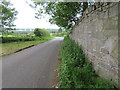 The lane to Chirk from Chirk castle entrance