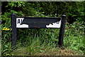 Damaged road sign along Altnaveragh Road