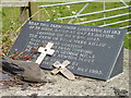 Monument to fallen airmen near Emlych