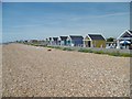 TQ1903 : Lancing, beach huts by Mike Faherty