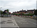 Level crossing on Station Road, Stone