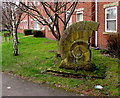 The Snail sculpture outside Ross Community Hospital, Ross-on-Wye