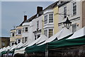 Windows and market stalls, Wells