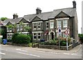 Terraced houses at the eastern end of Thorpe Road