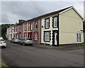 Houses on the west side of Edward Street, Ystrad Mynach