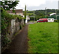 Path west from Caerphilly Road, Ystrad Mynach