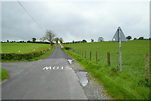 H5669 : SLOW marking along Tullyneil Road by Kenneth  Allen